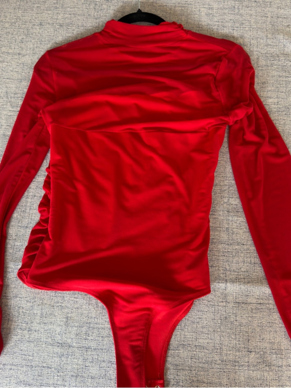 ReoRia Vibrant Red Long-Sleeve Kids Bodysuit